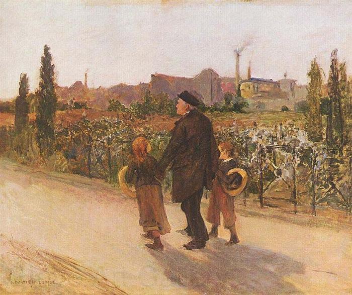 Jules Bastien-Lepage All Souls' Day Germany oil painting art